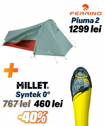 Cort Piuma 2 + Sac de dormit Syntec 0
